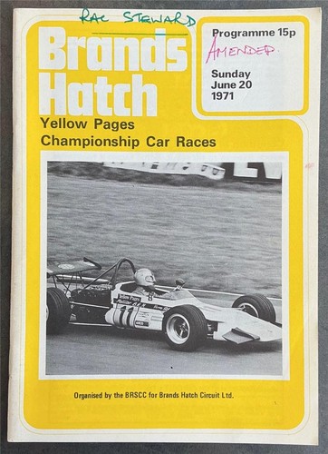 Brands hatch june - 20, 1971