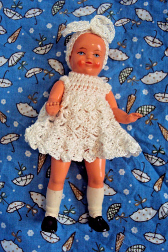 Vintage german doll - vintage, 5"