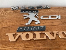 Man cave Classic car badges x
