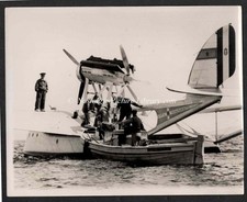 ORIGINAL  AVIATION PHOTOGRAPH OF  SCHNEIDER TROPHY SAVOIA MARCHETTI S55X