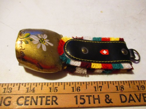 Vintage small brass - brass, cow