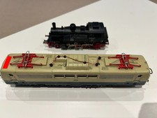 lima train set - Vintage German 1980's, 2 engines, multiple carriages, track 