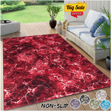 Outdoor Rug Garden Geometric Large Waterproof Patio Area Non Slip Deck Floor Mat