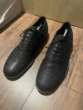 Patterned Black Leather