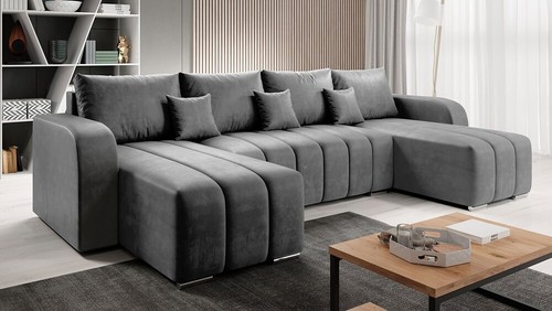 Shaped sofa bed - bed, storage