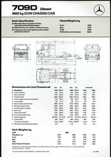 Mercedes-Benz 709D Chassis Cab
