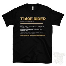 T140E Rider T-Shirt - Funny