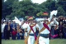 35mm Slide 1980's Morris Dancers Yorkshire show Social history Pic 1
