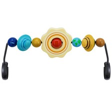 iGRATENS Baby Bjorn Bouncer Toy Bar, Hand-Painted Wooden Toy for Baby Bouncer