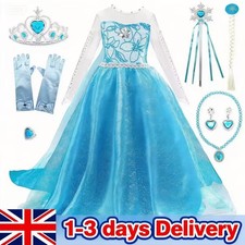 UK Kids Girls Princess Elsa
