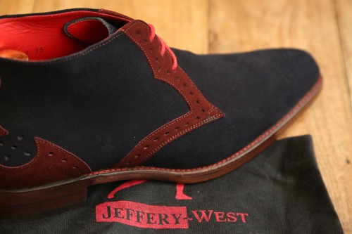 Jeffery west blue burgundy - jeffery,