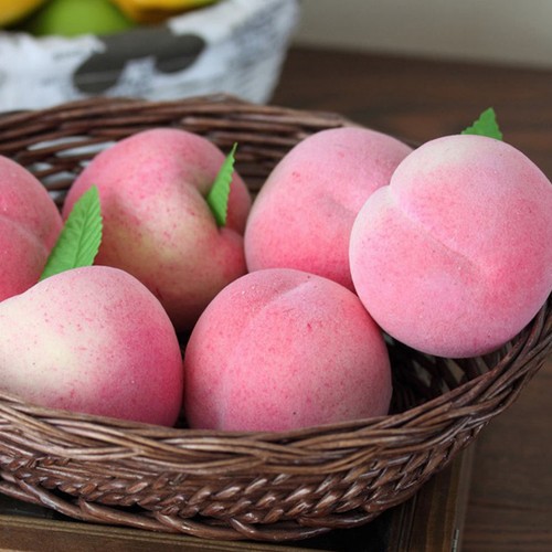 Pcs faux peach decorative - faux,