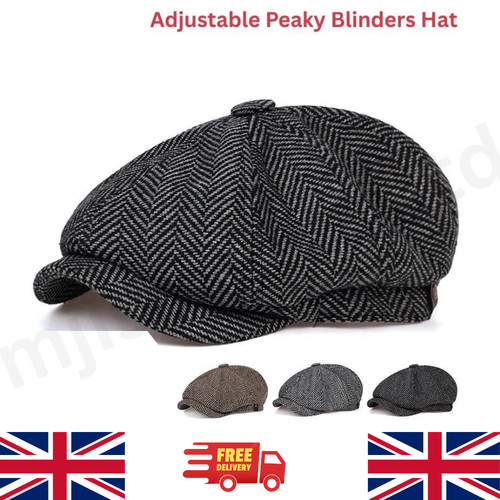 Adjustable peaky blinders hat - peaky,