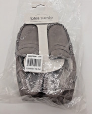 Totes Men's Grey Moccasin