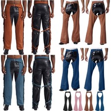 UK Mens Faux Suede Cowboy