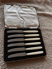 Quality Boxed X 6 Bone Handled