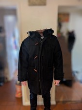 Schott 90s Wool  duffle coat Size Large vintage USA made Blue