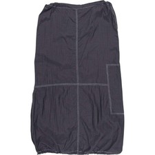 Motel Black Parachute Drawstring Skirt