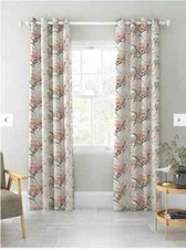 Villa Nova W167 x D228cm Artesia Pair Blackout Lined Eyelet Curtains, Blush #292