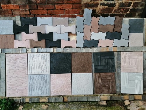 New block design paving flags - paving, flags/