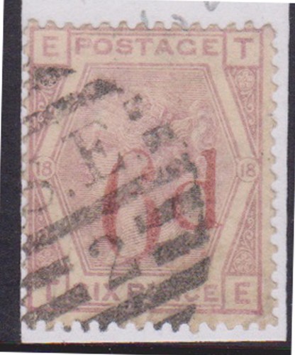 1883 6d red on - 1883,