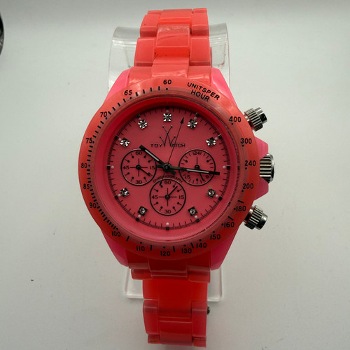Toywatch pink chronograph - toywatch,