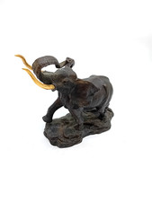 BRONZE ELEPHANT FIGURINE Giant