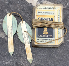 Vintage 1920/30's Capstan 'Navy Cut' cigarettes lawn bowls ball jack marker