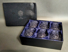 Stuart Crystal Whisky Tumblers Blenheim Cut Glass  X 6 In Presentation Box KL/JE
