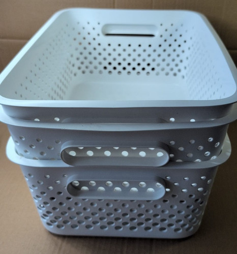 Storage basket plastic box bin - storage,
