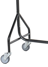 HEAVY DUTY GARMENT RAIL WHEELS 5ft CLOTHES RACK HANGER Retail Display Supergrade