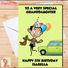 Personalised Mr Bean Card