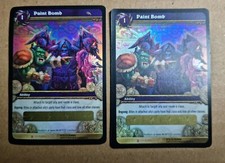  WOW PAINT BOMB LOOT CARD UNSCRATCHED icecrown loot 1/3