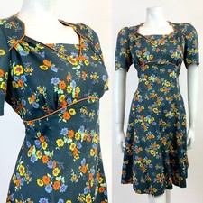 VINTAGE 60s 70s BLUE YELLOW