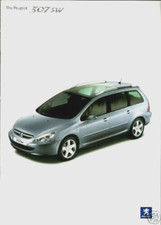 Peugeot 307 SW 2004-2005 UK Market Brochure S SE XSi 1.6 2.0 HDi 90 110 136