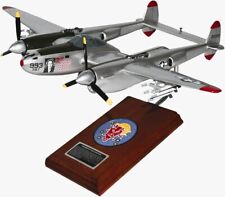 USAAC Lockheed P-38 Lightning Marge Desk Top Display WW2 Model 1/32 SC Airplane
