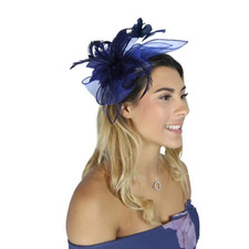 Flower Feather Hair Hat