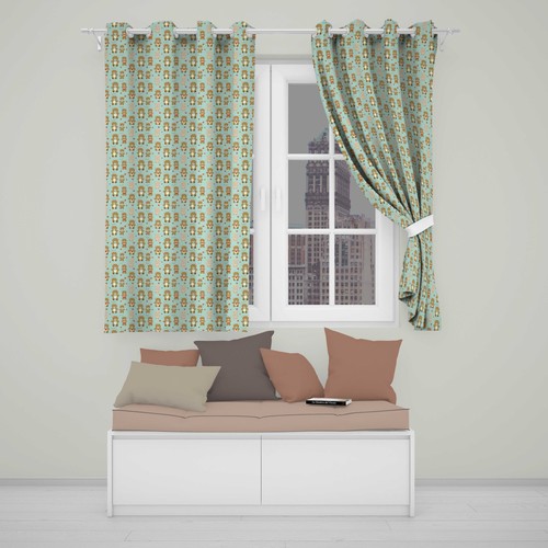Blackout eyelet curtains - blackout,