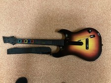 Guitar Hero Xbox 360 Sunburst Red Octane Wireless Guitar Controller & Strap