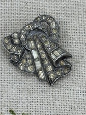 VINTAGE 1920s clear paste