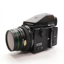 Bronica ETRS Medium Format / 75mm F2.8 E II / Prism Finder 120 Back -VM 6521-