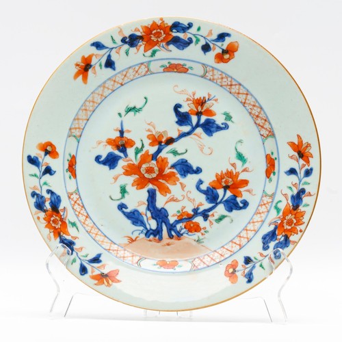 Chinese porcelain plate - porcelain, imari