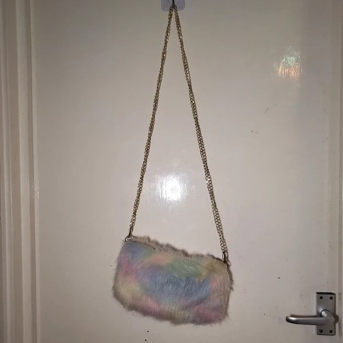 Pastel rainbow colourful faux - pastel,