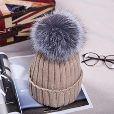 Ladies Winter Beanie Hat With