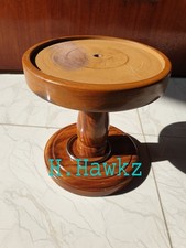 Falconry wooden perch for