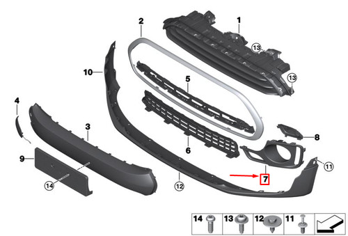 Mini clubman f54 front - f54, right