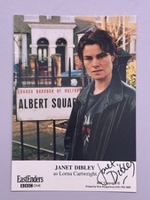 EastEnders Lorna Cartwright Janet Dibley Signed Cast Card Undedicated