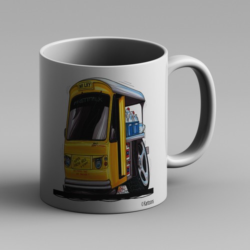 Kartoons koolart mug milk - kartoons,