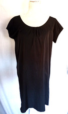 Joseph Black Silk Shift Dress