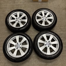 4 X OEM MERCEDES C CLASS W204 16” Inch ET43 7j Alloy Wheels & Tyres 205/55/16
